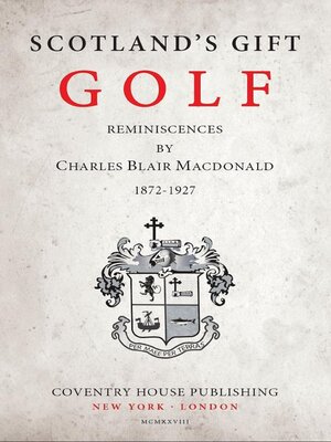 cover image of Scotland's Gift, Golf